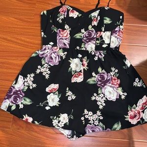 FLORAL ROMPER